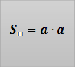 S_□=a∙a