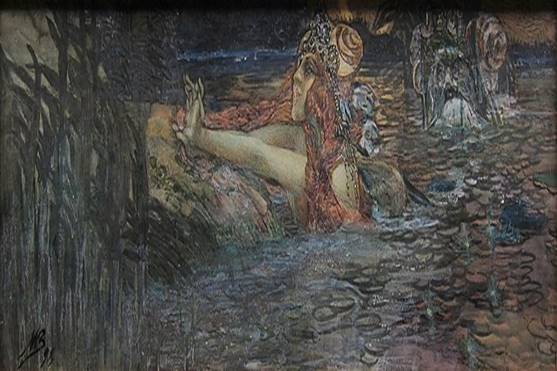 Михаил Врубель. «Прощание царя морского с царевной Волховой», 1898 год, Государственная Третьяковская галерея, Москва © Public Domain