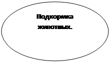 Овальная выноска: Подкормка животных.

