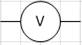 Трафарет Visio - вольтметр.