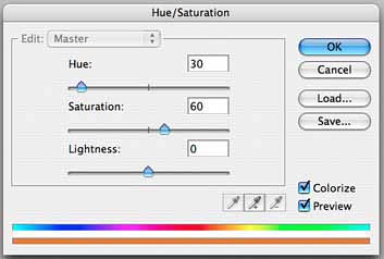 hue saturations