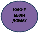 Овал: КАКИЕ БЫЛИ ДОМА?