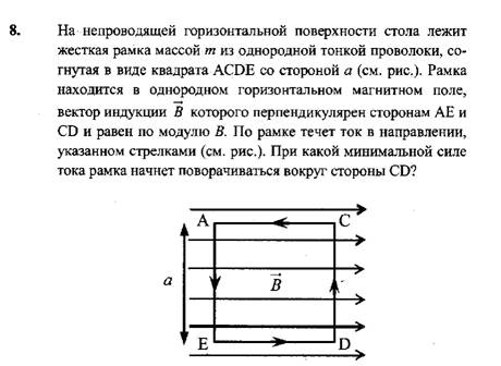 На непроводящей горизонтальной поверхности стола лежит