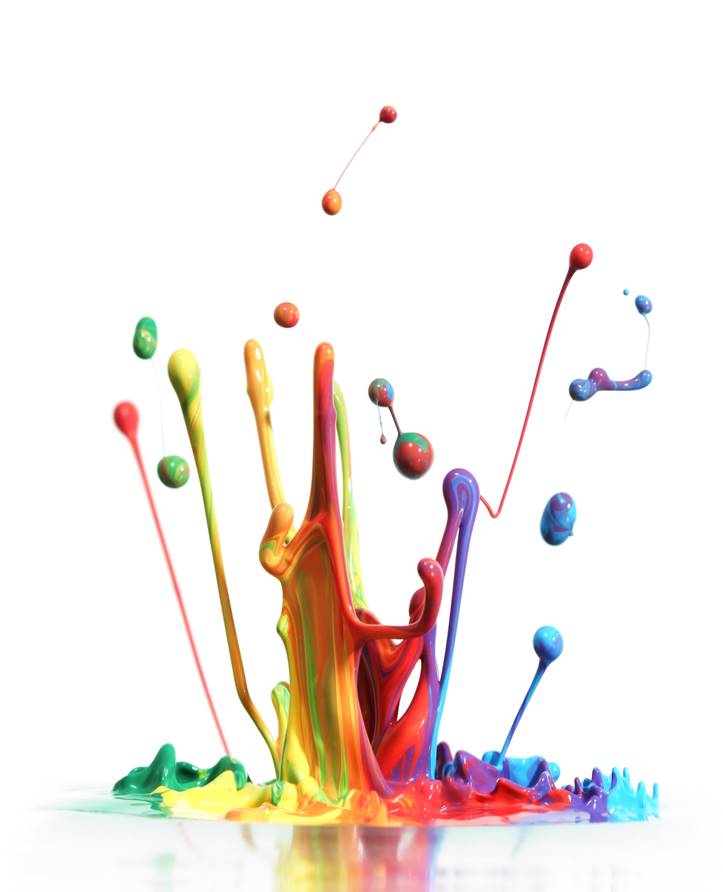 Клякса из красок — Blob of paint