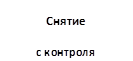 Снятие
с контроля
