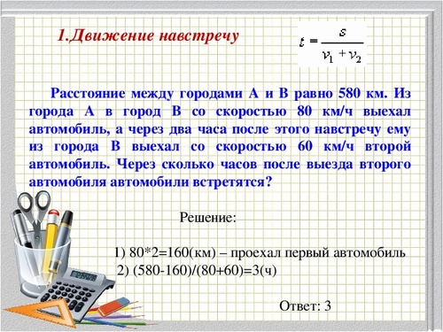 Схема решения текстовых задач