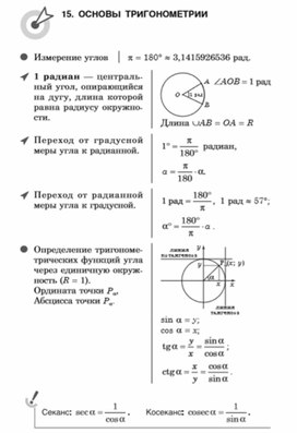 Материал по математике