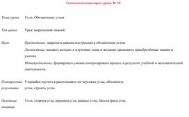 Обложка для материала Технологическая карта урока № 38