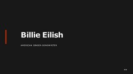 Презентация на тему "Billie Eilish"