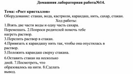 Обложка для материала Домашняя лабораторная работа