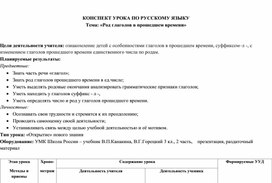 Обложка для материала глаголы