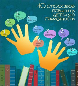 Обложка для материала 10 способов повысить детскую грамотность