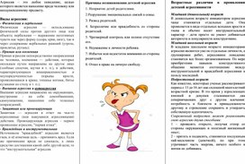 ПРОФИЛАКТИКА ДЕТСКОЙ АГРЕССИВНОСТИ