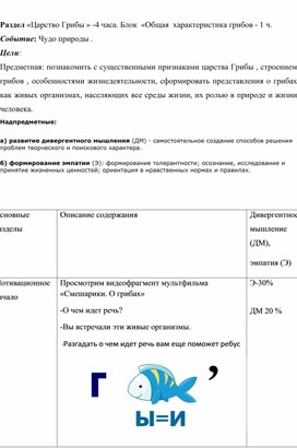 Урок по теме "Чудо природы" по биологии в 5 классе