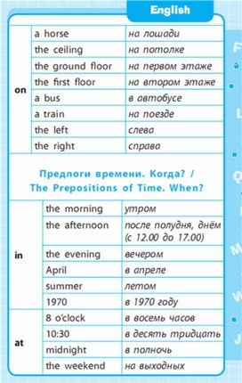 Обложка для материала Английский язык 1-4 классы в схемах и таблицах