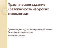 Обложка для материала Практическое задание