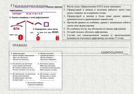 Рабочий лист для урока русского языка в 5 классе по теме «Правописание Ё и О после шипящих в корнях слов»