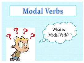 Презентация по английскому языку "Модальные глаголы"