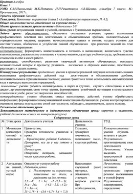 Обложка для материала Буквенные выражения