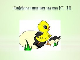 Обложка для материала Презентация "Дифференциация звуков Ц, С"