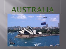 Презентация  на тему :"Австралия"