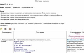 Обложка для материала Алфавит. Упражнения в чтении и письме.