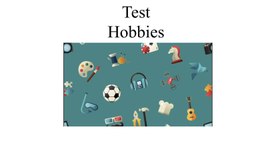 Тест "Hobbies"