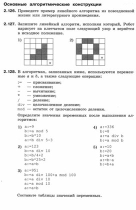 Обложка для материала основные алгоритмические конструкции.docx