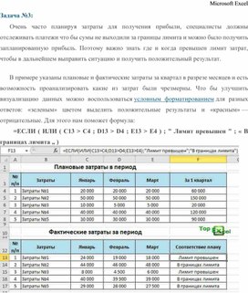 Обложка для материала Microsoft Excel