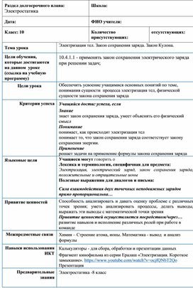 Обложка для материала 1_Физика _10 класс_ Электростатика_  Электризация тел