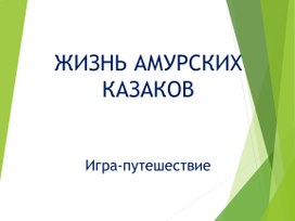 Итоговое занятие по программе "Казаки Амурские"