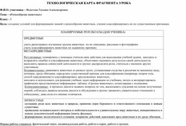 Обложка для материала Конспект "Разнообразие животных"