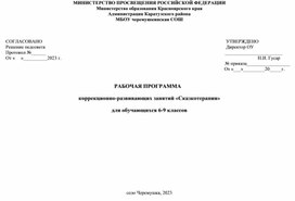 Коррекционно-развивающая программа по "Сказкотерапии" для учащихся 6-9 классов с умственной отсталостью