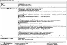 Конспект урока по русскому языку в 1 классе "Написание строчной буквы р".