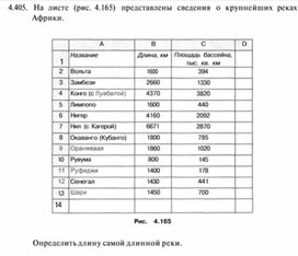 Материал по информатике задание и упражнения по Excel