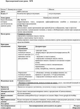 Обложка для материала Русский язык 5 класс Тема урока: "Каникулы с пользой" (2 урок)
