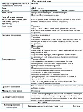 Обложка для материала 11. Центральная симметрия. Осевая симметрия. Вариант 2