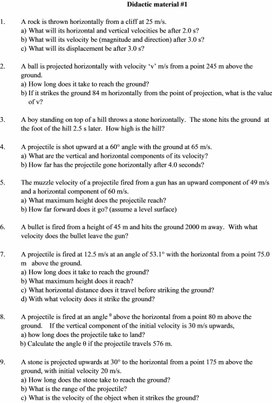 Обложка для материала 4Motion of a body dropped at an angle to the horizon