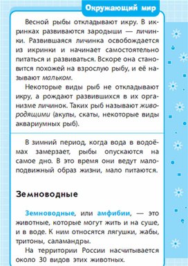 Обложка для материала Окружающий мир для 1-4 классов_схема_21