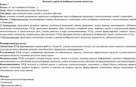 Конспект урока по изобразительному искусству на тему: «Красота окружающего мира. Насекомые»