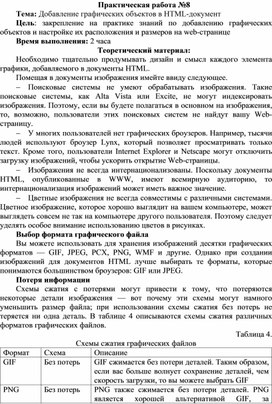 Обложка для материала Добавление графических объектов в HTML-документ