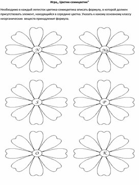 Обложка для материала задания для составления формул сложных веществ