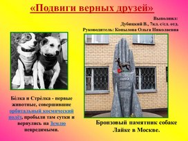 Обложка для материала Презентация "Подвиг верных друзей"