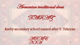 Armenian traditional dress