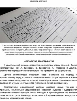 Обложка для материала Авангард в музыке и искусстве.