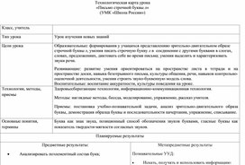 Обложка для материала Конспект урока "Письмо строчной буквы л"
