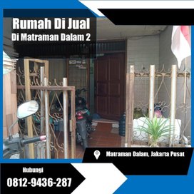 Обложка для материала LOKASI TERBAIK! WA 0812-9436-287  Info Rumah Murah Harga 1,2 M Matraman Dalam Jakarta Pusat