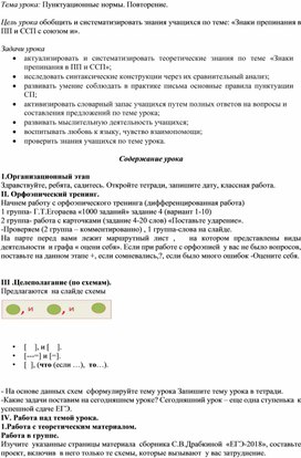 Обложка для материала Пунктуационные нормы русского языка 11 класс
