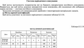 Обложка для материала Система періодичного списування