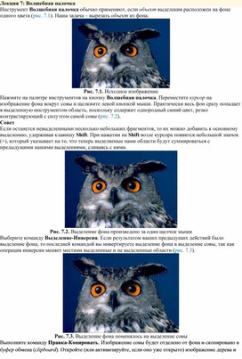 Обложка для материала Лекция 7. Волшебная палочка Adobe Photoshop CS6